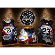 PBA Jersey  MARINE DESIGNS (PHILIPPINES EDITION) CODE DLMT049 FULL SUBLIMATION JERSEY