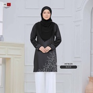 Tshirt jersey muslimah Yasmin | Humaira Design | tshirt muslimah jersey | Baju jersey muslimah