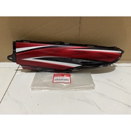 WAVE RSX110 (2010) left center cover set, Red (64355-K03-V70ZC)
