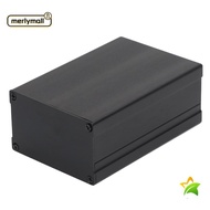 MERLYMALL Aluminium Electric Box, Black 46*76*110mm Electric Box, Water Proof Striped /Glossy Style 
