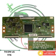 TCON T-CON TICON BOARD LOGIC LG UHD V16 43UH610T 43UH615T 43UH610 T 43UH615 T