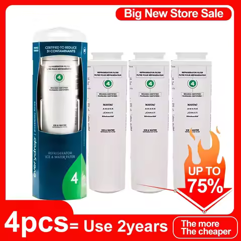 Zero Tariff Compatible with Whirlpool EDR4RXD1 Refrigerator Water Filter for 4396395 Maytag UKF8001 