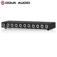 Douk Audio HiFi EQ9 9-Band Stereo EQ Preamp Analog Pre-Amplifier Equalizer Audio Processor for Home/