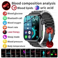 Laser Therapy Smart Watch Blood Sugar Watch Smart Bluetooth Call Uric Acid Blood Lipid Blood Pressure Monitor Health Smartwatch