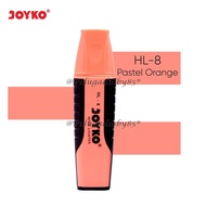 (1 Piece) WHOLESALE JOYKO HL-8 Pastel Coral Joyko Highlighter Colored Marker HL-6 ~ HL-11