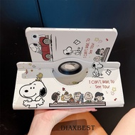 Snoopy 2025 Rotating Tablet Protective Leather Case Suitable for iPadMINI7 Protective Case 8.310/11 