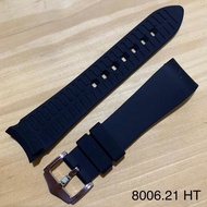 21mm Curve End Rubber Strap Silicone Watch Strap 8006.21