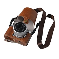 BEADY FUJIFILM XM5 Case, Camera Bag, PU Leather with Shoulder Strap, Brown, for Fujifilm X-M5