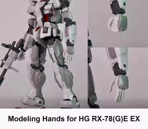 3D Printed Parts Modeling Hands Details Modified Parts for HG 1/144 RX-78(G)E EX Model Accessories