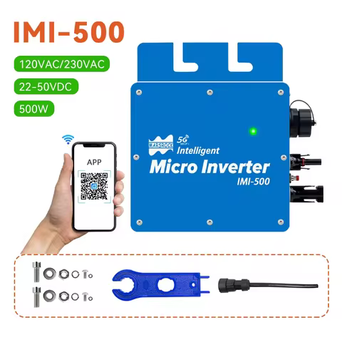500W 22-50VDC Solar Grid Connected Micro Inverter With WiFi Intelligence, Capable of Connecting to 1