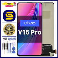 LCD Vivo v15 pro Original Fungsi Sidik Jari Fullset Glass TouchScreen Digitizer