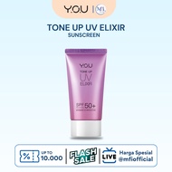 MFI - YOU TRIPLE UV ELIXIR SUNSCREEN GEL TONE UP UV ELIXIR HYALURONIC ACID SPF 50+ PA++++