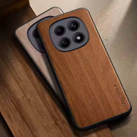 for POCO M8 M7 M6 M4 M3 Pro M5S Case capa funda new fashion wooden pattern pu leather cover for poco