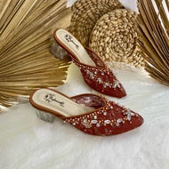 Teracota Amirra 5cm Glass Wedding heels