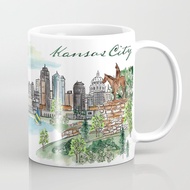 Cangkir Kopi Kota Kansas Kansas City Coffee Mug