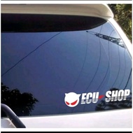 ECU SHOP car window stickers