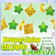 Lampu Raya Ketupat 2025 Lampu Ketupat Raya Lampu Kelip Kelip Solar LED Light Hari Raya