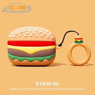 For EDIFIER W260NC Case Cartoon Burger Cute Ghost Shark Silicone Soft Case EDIFIER W260NC Shockproof