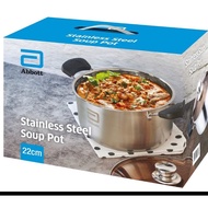 Abbott Stainless Steel Soup Pot 22cm