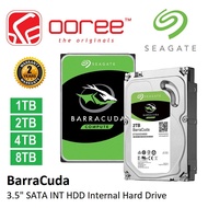 SEAGATE INT HDD BARRACUDA 3.5" SATA INTERNAL HARD DRIVE WITH 7200RPM / 5400RPM HARD DISK HARDDISK1TB