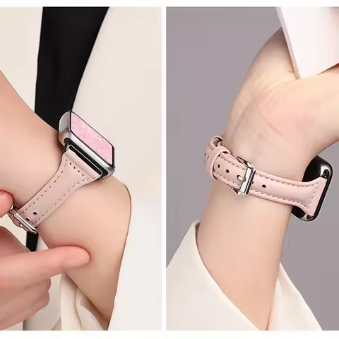 For Samsung Galaxy Fit3 Slim Leather Strap for samsung galaxy fit 3 Watch Woman Wristband Galaxy Fit