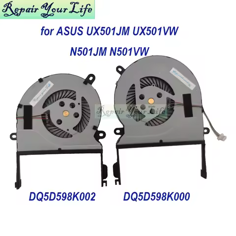Laptop CPU GPU Cooler Fan For ASUS UX501 N501 ZenBook UX501JM JW UX501VW N501JW N501VW 13NB07D1T0601