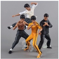 Bruce Lee Kung Fu 4pcs/set Figure Model Toys