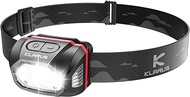 KLARUS HM1 Headlamp Rechargeable, LED Super Bright Headlamp, 440 Lumens 70 Hours Max Runtime, 1800mAh Battery IPX6 Waterproof for Driving Lights