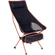 Outdoor Camping Chair Portable Foldable Oxford Cloth Long Seat For Fishing