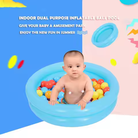 Fun Inflatable Swimming Pool Kids Outdoors Toys Round Garden Paddling for 0-3Y Baby Garden Playing S