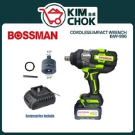 BOSSMAN Eco-Series 20V 3/4'' Cordless Impact Wrench 1300Nm BIW-996 | Mesin Buka Tayar BIW996