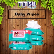 🧻 [80pcs] Tisu Bayi Totoro Non-Alcohol Pure Water Baby Wipes Baby Hand and Mouth Cleaning Wipes Baby