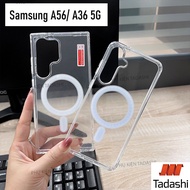 Case for Samsung A56 5G/ A36 5G, Samsung S25/ S25 Plus/ S25 Ultra S25 Edge Transparent Magnetic Wire