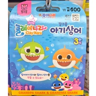 [DAISO KOREA]Pinkfong Baby Shark Clay Play, 7.5g x 4p