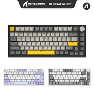 ATTACK SHARK x AJAZZ AK820 Wired Mechanical keyboard 75% Gasket-mounted Type-C Wired Mechanical Keyb