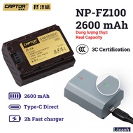 Sony FZ100 Type-C 2600mAh | FB direct charging camera battery Sony NP-FZ100 A6700 A7C2 A7C A7R5 A9 A