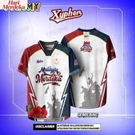 2026 New Design August 31st 69 Th Malaysia Hari Kemerdekaan Day Shirt Unisex Sublimation Jersey Fami