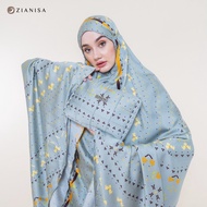 Mukena ZIANISA x LAKEYA 2in1 DANESHA Dewasa Jumbo Bahan Rayon Satin