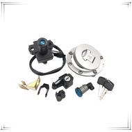 Motorcycle Ignition Fuel Gas Tank Cap Cover Lock Helmet Seat For Honda CB400 1992-1998 CB400SF CB-1 