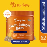 Zesty Paws Multi Collagen Bites - Chicken 90 Soft Chews