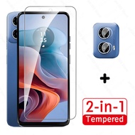 2in1 Full Cover Tempered Glass For Motorola Moto G34 5G Camera Lens Screen Protector MotoRola Moto G