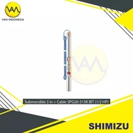 Bisa E-Faktur Shimizu Mesin Pompa Air Celup Sumur Bor + Kabel