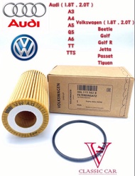 (100% Original) Audi Volkswagen Oil Filter - Golf MK7 Passat B8 / Audi A4 1.8 2013- / Audi Q5 2013- 
