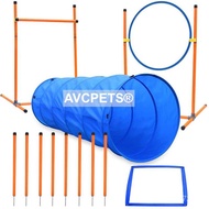 Dog Outdoor Tunnel Pole[Training Camping Pet Dog This Week ABS Sports Suit Agility Jumping Hoop]