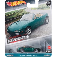 Hot Wheels 91 Mazda MX5 Miata Modern Classics 2023 Premium Car Culture
