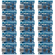 15pcs 5V 1A TP4056 Charging Module Type-C USB 18650 Lithium Battery Charger Board with Protection (T