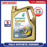 PETRONAS SYNTIUM 5000 5W30 SP C2 C3 Fully Synthetic Engine Oil (5L) MB229.52 MB229.51 SIRIM