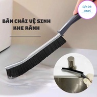 Multi-purpose flat head narrow crevice brush for angular cleaning, kitchen brush, sink 8334