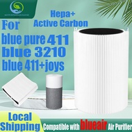 Replacement Compatible with Blueair Pure 411/411+/Joys/3210 air purifier Filter Particle + Carbon HEPA&amp;Active Carbon Nano Protect filter Air Purifier Accessories