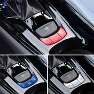 NOBELJIAOO 3Pcs Car Gear Shift Panel AC Button OFF HOLDER Cover Switch Frame Trim Aluminum Alloy For